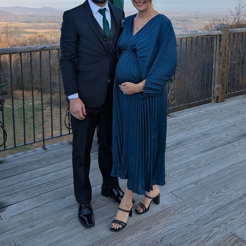 Pink Blush Maternity Dress